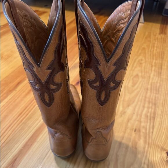 VTG Lucchese San Antonio 2L126 Leather Two Tone Size US 11AA - Picture 6 of 16